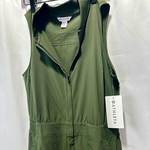Athleta Brooklyn Utility Jumpsuit in Olive